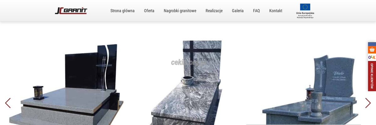 jc-granit-kamieniarstwo-strzegom - zrzut strony internetowej