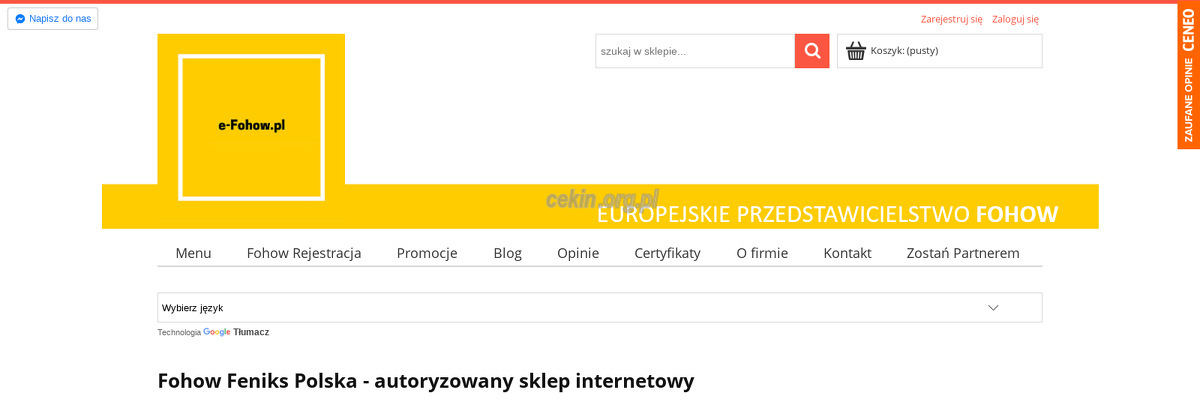 sklep-internetowy-e-fohow-pl strona www