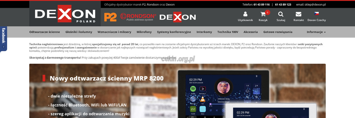 dexon-poland - zrzut strony internetowej