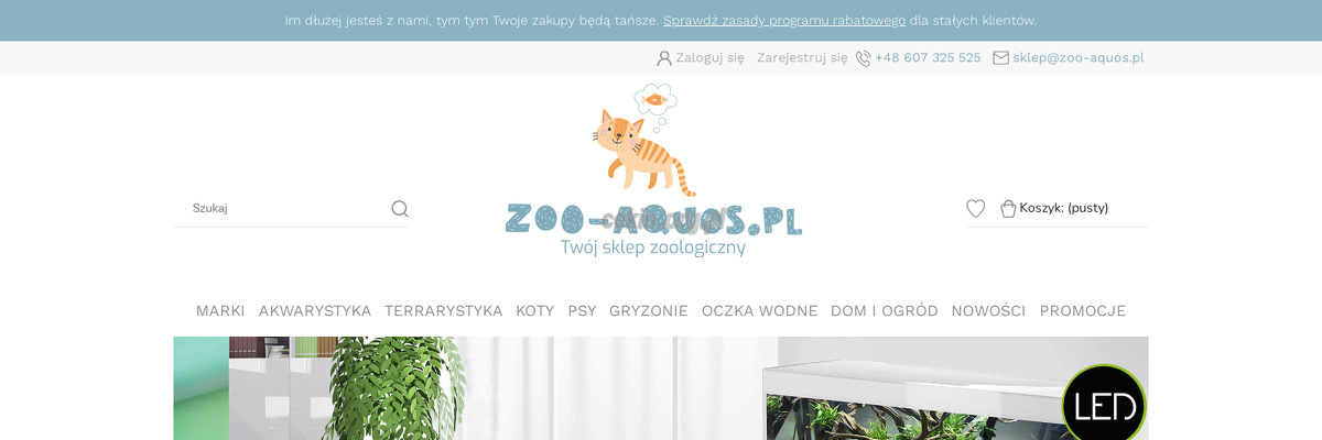 sklep-zoologiczny-zoo-aquos-pl strona www
