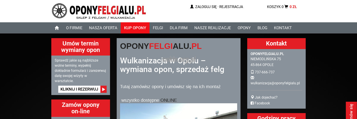 wulkanizacja-opole-pl strona www