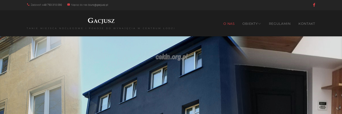 gacjusz-firma-jaroslaw-gaca - zrzut strony internetowej
