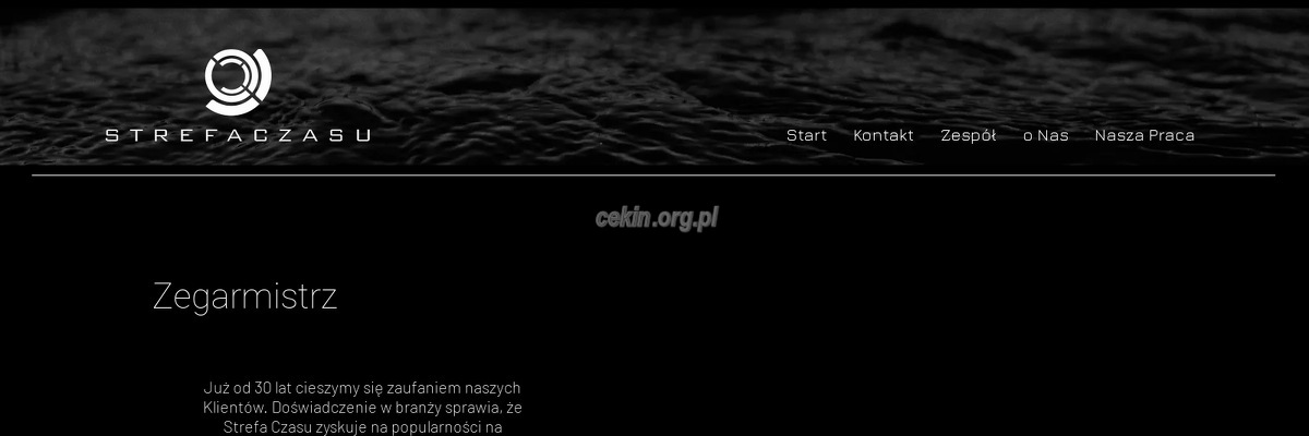 strefa-czasu - zrzut strony internetowej