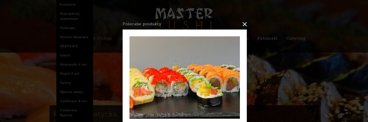 master-sushi-bartosz-radziwillow strona www