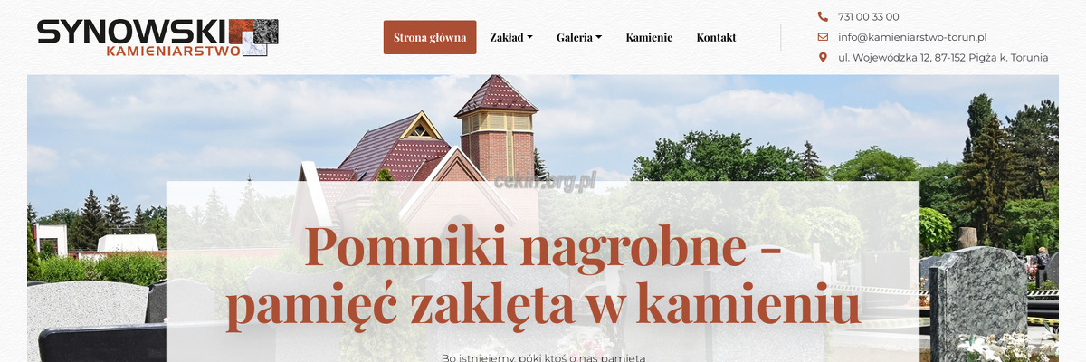 zaklad-kamieniarski-szymon-synowski strona www