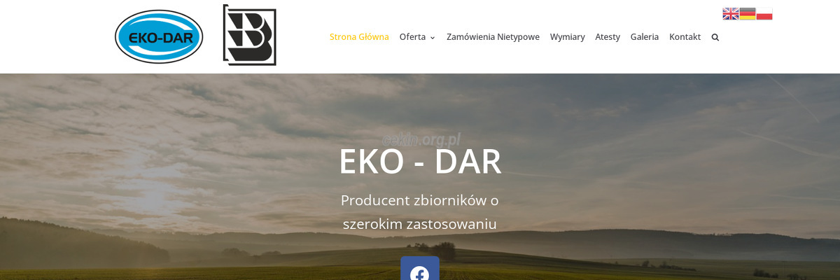 eko-dar - zrzut strony internetowej