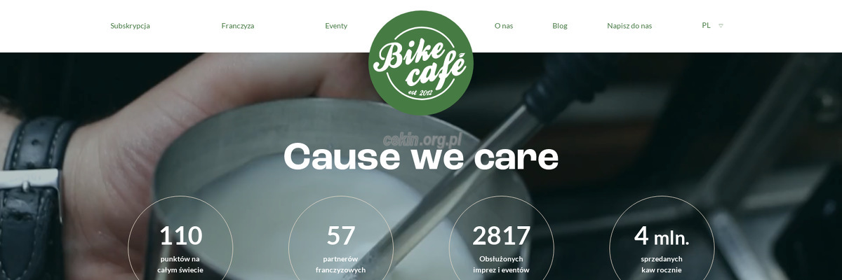 bike-cafe-sp-z-o-o - zrzut strony internetowej