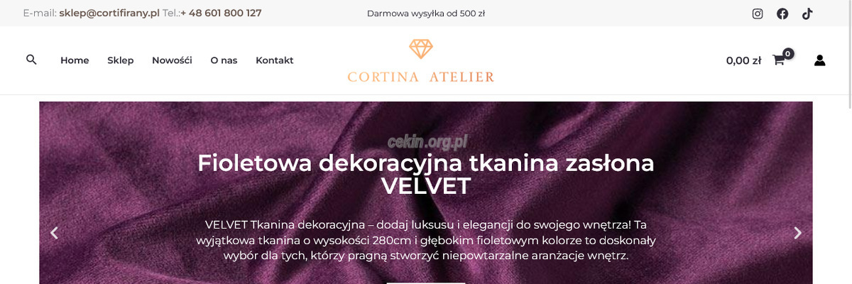 cortina-atelier-irena-worwa - zrzut strony internetowej