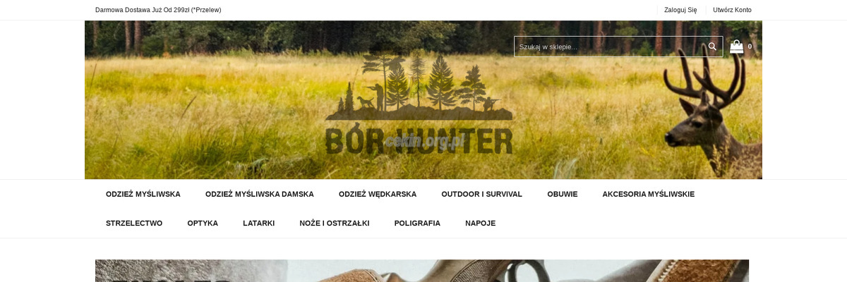 sklep-mysliwski-militaria-bor-hunter-tomasz-choszcz strona www