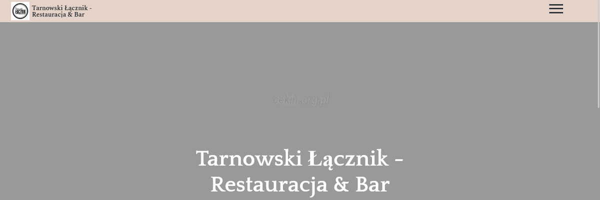tarnowski-lacznik-restauracja-bar strona www
