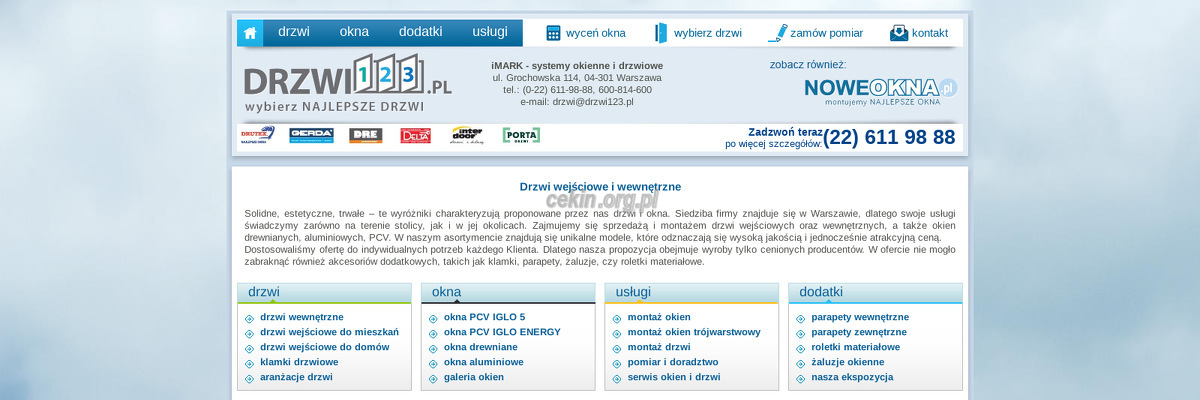 imark-systemy-okienne-i-drzwiowe strona www