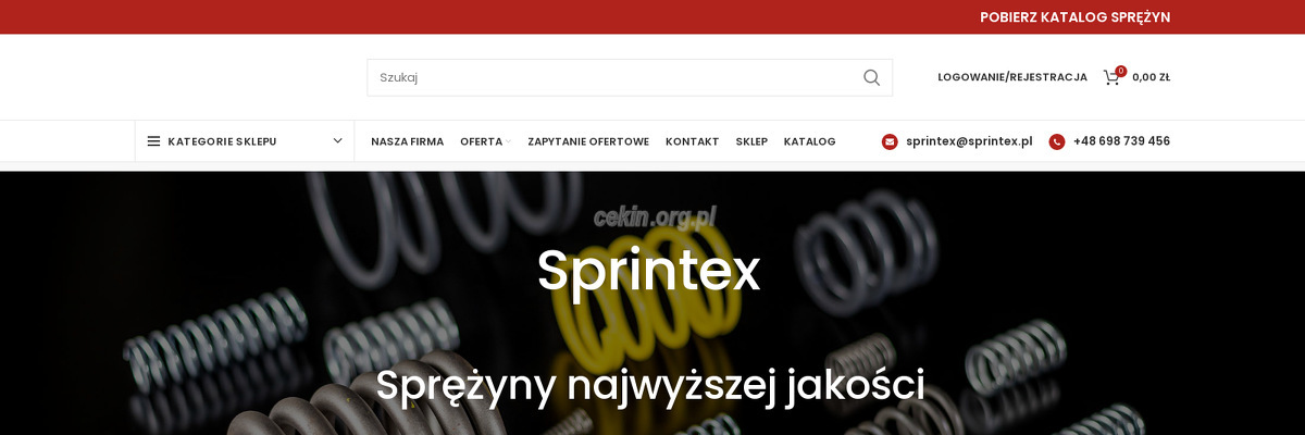 wytwornia-sprezyn-technicznych-sprintex strona www