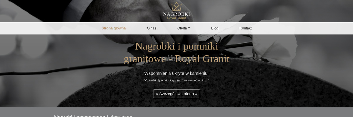 royal-granit - zrzut strony internetowej