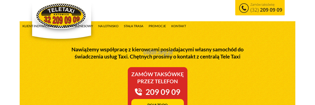 stowarzyszenie-kierowcow-tele-taxi - zrzut strony internetowej