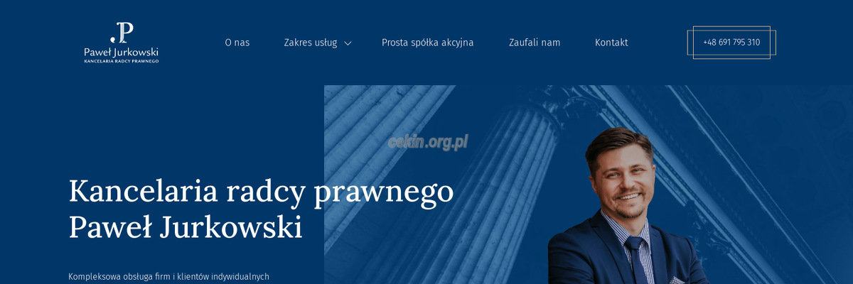 pawel-jurkowski-kancelaria-radcy-prawnego - zrzut strony internetowej