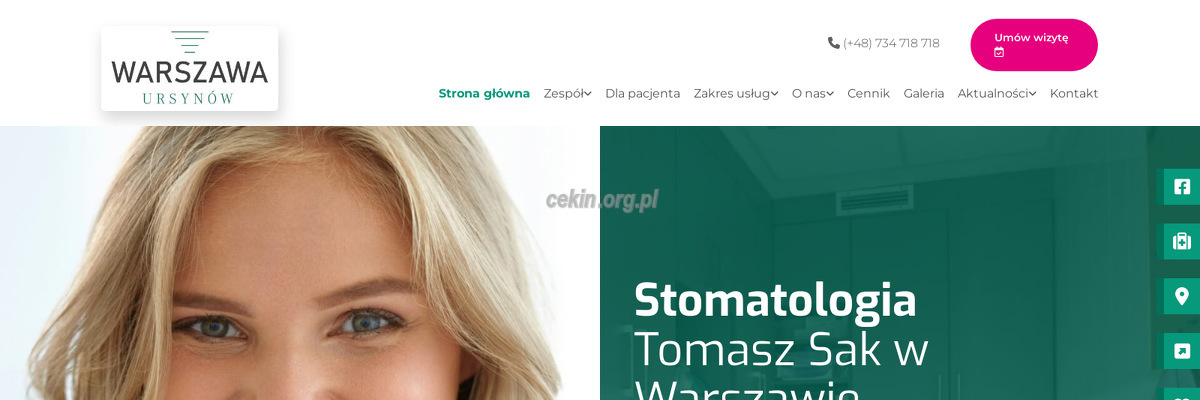 stomatologia-tomasz-sak - zrzut strony internetowej