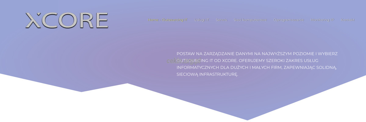 phu-xcore - zrzut strony internetowej