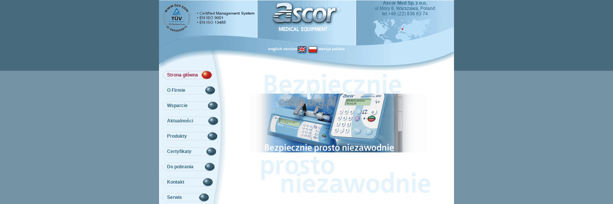 ascor-s-a - zrzut strony internetowej
