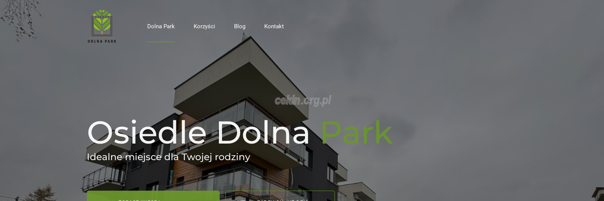 dolna-park - zrzut strony internetowej