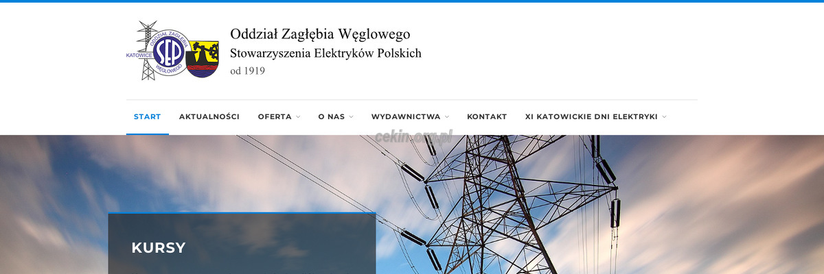 oddzial-zaglebia-weglowego-stowarzyszenia-elektrykow-polskich - zrzut strony internetowej
