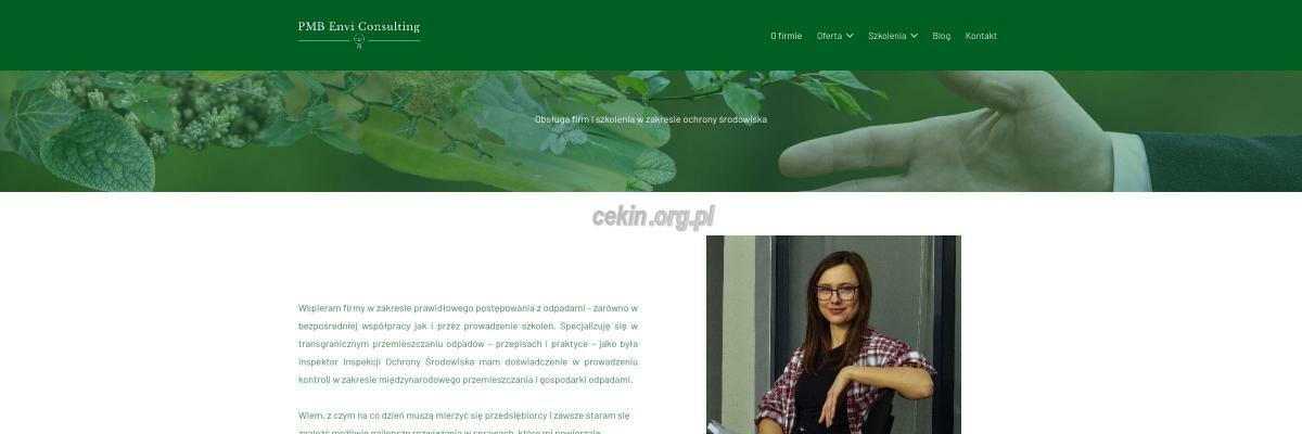 pmb-envi-consulting - zrzut strony internetowej