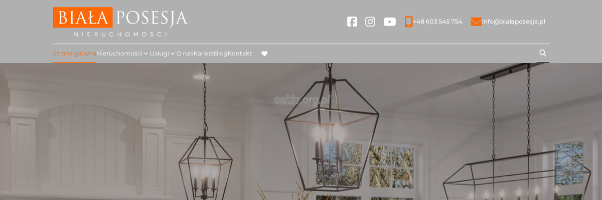 biala-posesja-biuro-nieruchomosci - zrzut strony internetowej