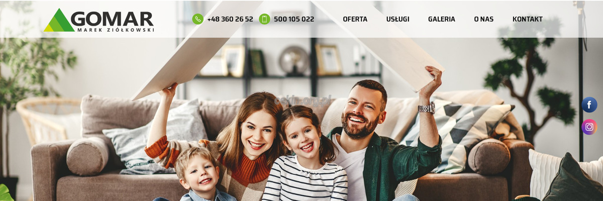gomar-marek-ziolkowski - zrzut strony internetowej