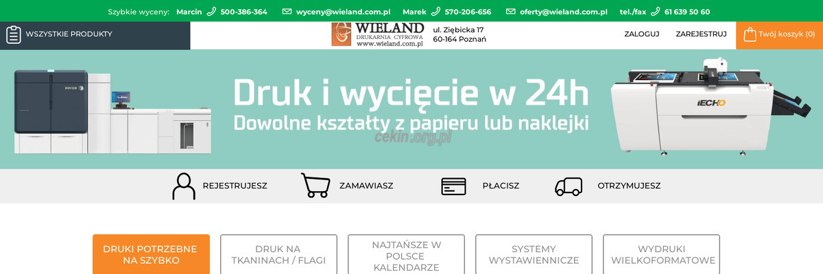 wieland-drukarnia-cyfrowa strona www