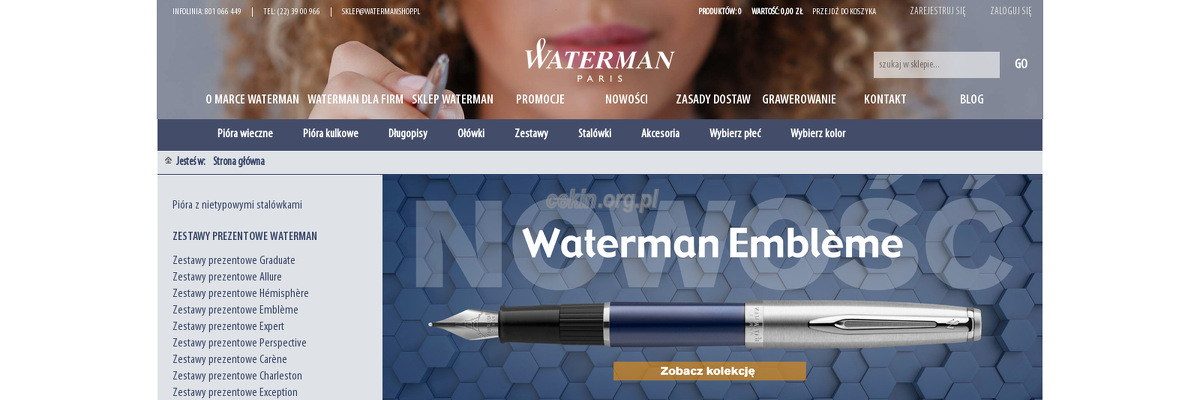 watermanshop strona www