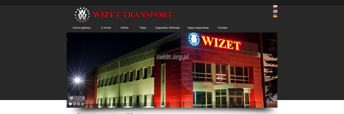 wizet-transport-sp-z-o-o strona www