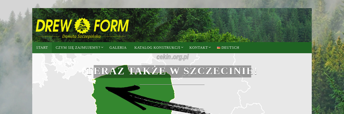 drewform-tomasz-szczepinski - zrzut strony internetowej