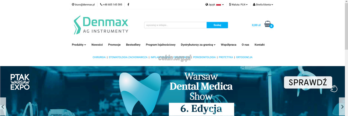 denmax - zrzut strony internetowej