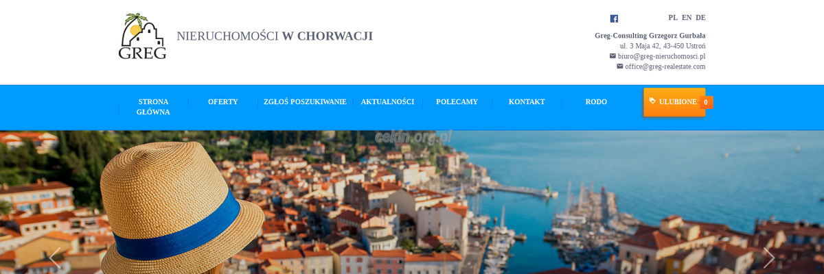 greg-consulting - zrzut strony internetowej